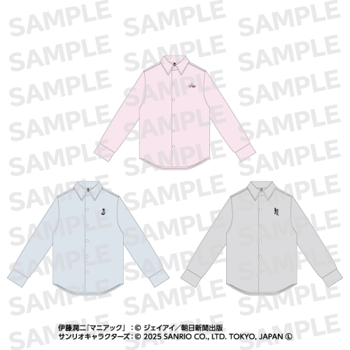 伊藤潤二・サンリオキャラクターズ シャツ(長袖) ゆるタッチ