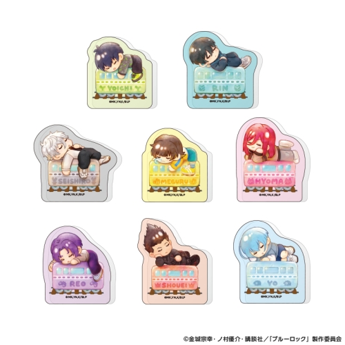 ブルーロック トレーディングミニアクリルブロック うたた寝デフォルメ 