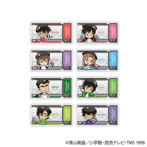 名探偵コナン トレーディングチケット風クリアカード チェッカーフラッグ①