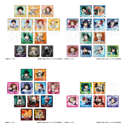 僕のヒーローアカデミア トレーディングステッカー(1パック3枚入り) vol2 アニメ10周年記念 リバイバル 