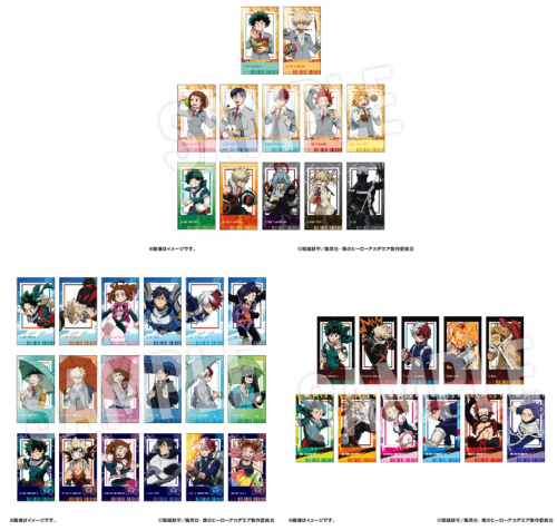 僕のヒーローアカデミア トレーディングクリアアートカード(1パック3枚入り) vol2 アニメ10周年記念 リバイバル 