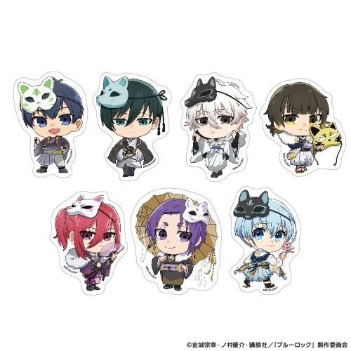 ブルーロック クリアステッカー 妖デフォルメ