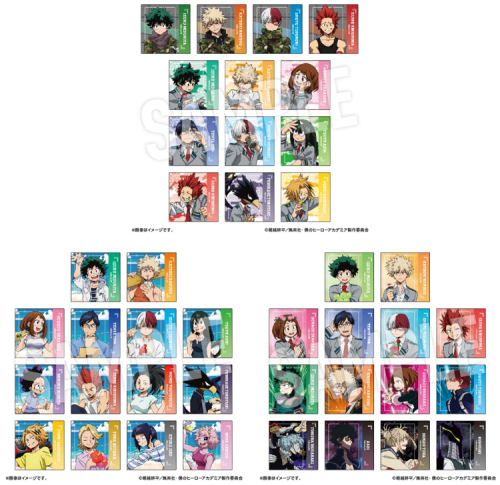 僕のヒーローアカデミア トレーディングステッカー(1パック3枚入り) vol1 アニメ10周年記念 リバイバル 