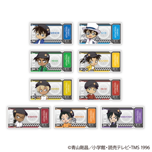 名探偵コナン トレーディングチケット風クリアカード チェッカーフラッグ②