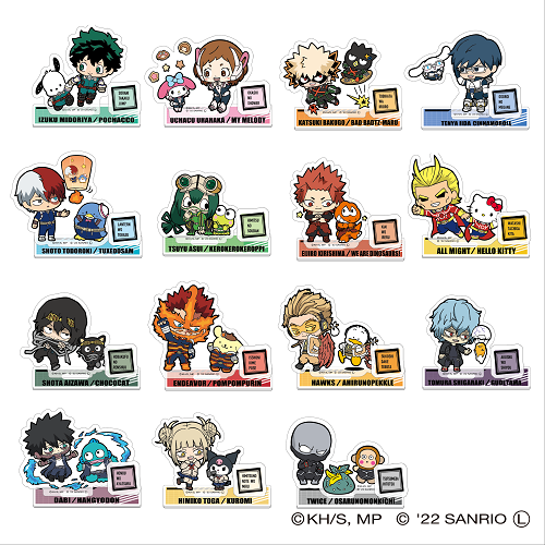 僕のヒーローアカデミア×サンリオキャラクターズ アクリルスタンドB