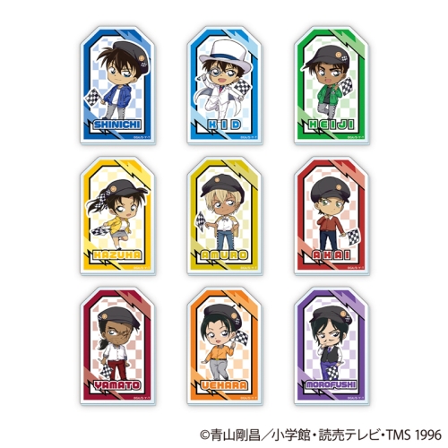 名探偵コナン トレーディングアクリルバッジスタンド チェッカーフラッグ②