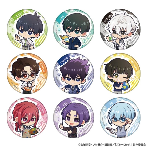ブルーロック トレーディング缶バッジ Studyデフォルメ