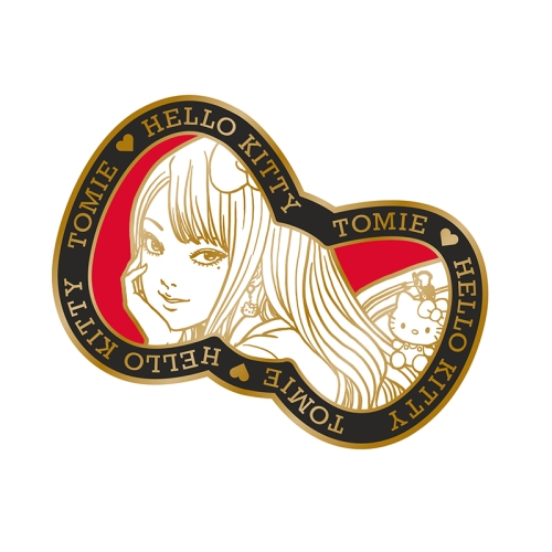 伊藤潤二×サンリオキャラクターズ ピンズ C (リボン) ギャル富江×ハローキティ