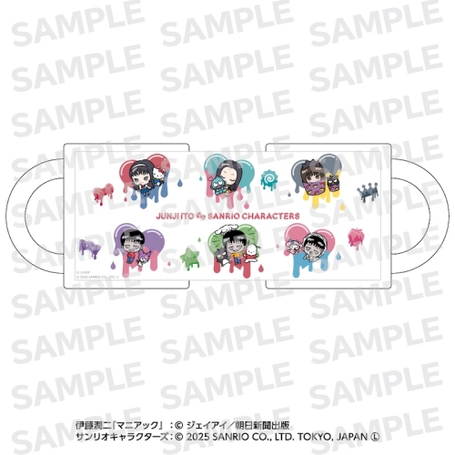 伊藤潤二・サンリオキャラクターズ マグカップ なかよしデフォルメ 