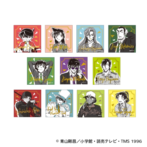 名探偵コナン 謎ファイルコレクション2026 TD箔押しスクエア缶バッジ