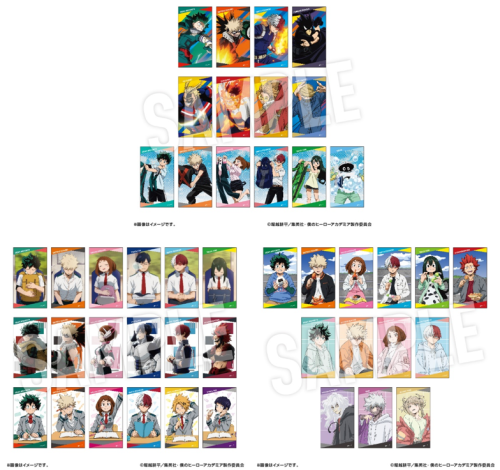 僕のヒーローアカデミア トレーディングクリアアートカード(1パック3枚入り) vol3 アニメ10周年記念 リバイバル 