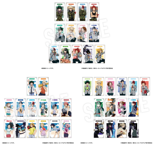 僕のヒーローアカデミア トレーディングクリアアートカード(1パック3枚入り) vol1 アニメ10周年記念 リバイバル 