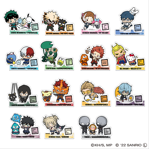 僕のヒーローアカデミア×サンリオキャラクターズ アクリルスタンドA