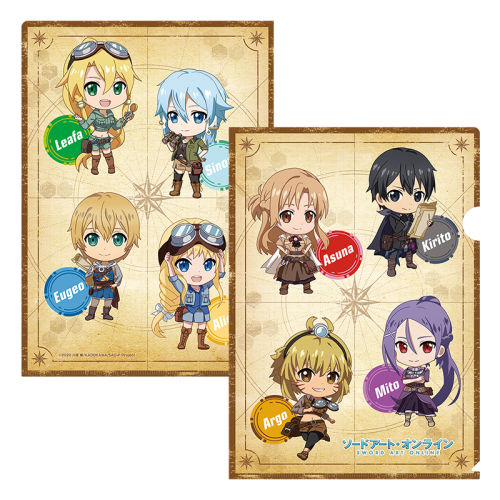 ソードアート・オンライン クリアファイル Questシリーズデフォルメ