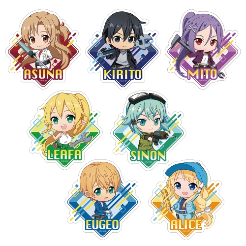 ソードアート・オンライン ダイカットステッカー(メカニックデフォルメ)