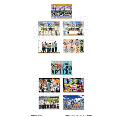 僕のヒーローアカデミア ポストカードセットB(10枚入り) アニメ10周年記念 リバイバル 
